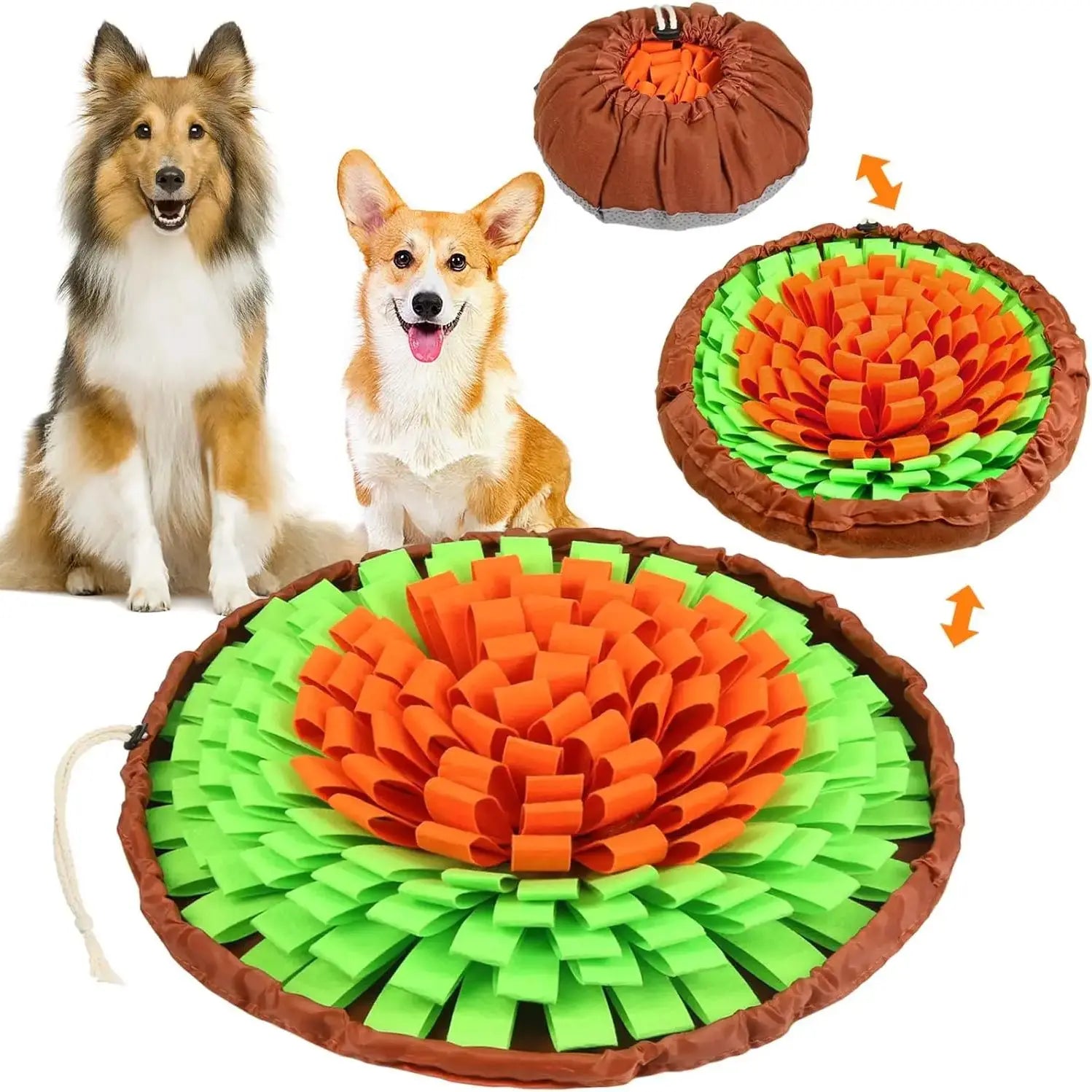 PetAura Snuffle Mat – Foraging Enrichment Mat for Dogs & Cats