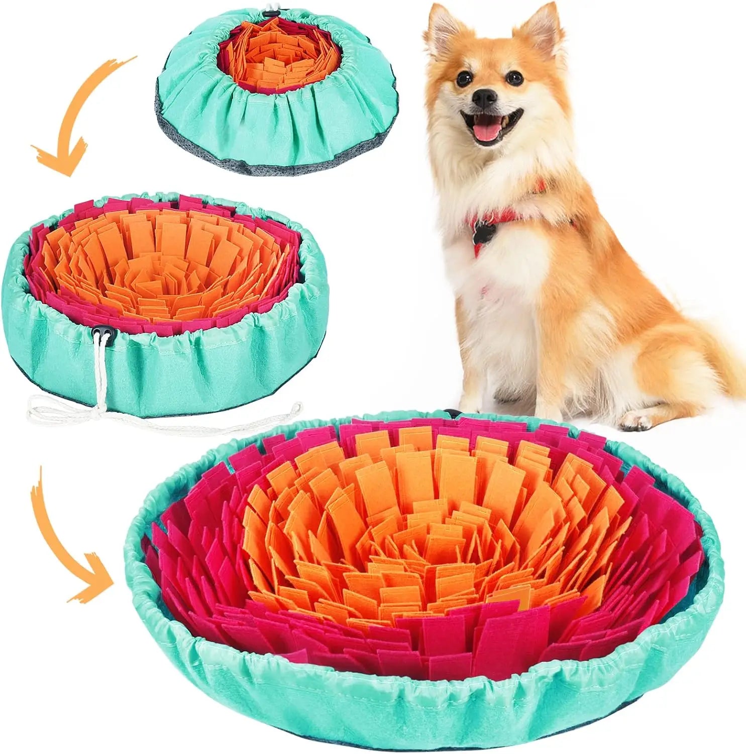 PetAura Snuffle Mat – Foraging Enrichment Mat for Dogs & Cats
