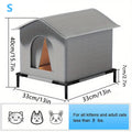 PetAura Outdoor Shelter – Waterproof Foldable Cat House for Outdoor Cats